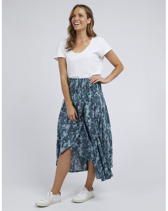 ELM JASMINE FLORAL SKIRT Skirts Status Clothing ELM W 22