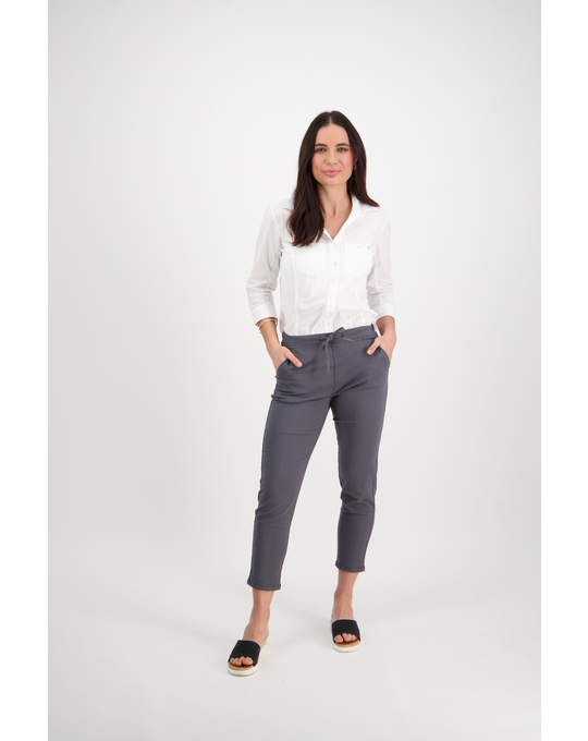 VASSALLI 7/8 LENGTH ELASTIC WAIST PANT