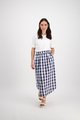 VASSALLI PULL ON MID LENGTH SKIRT WITH POCKETS