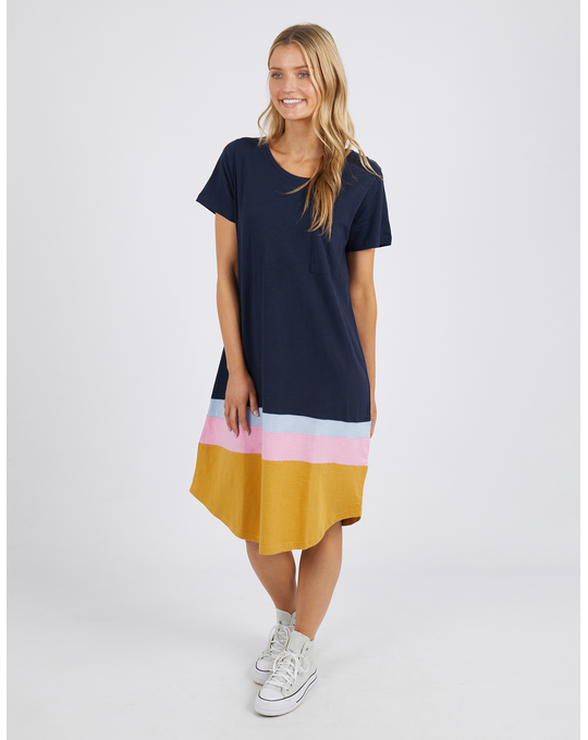 ELM DIVERGE TEE DRESS