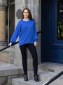 VASSALLI MERINO ROUND NECK DROP SHOULDER TOP