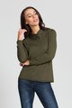 OPTIMUM LONG SLEEVE WRAP NECK SWEATER