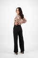 VASSALLI WIDE LEG FULL LENGTH DRESS PANT WITH ELASTIC