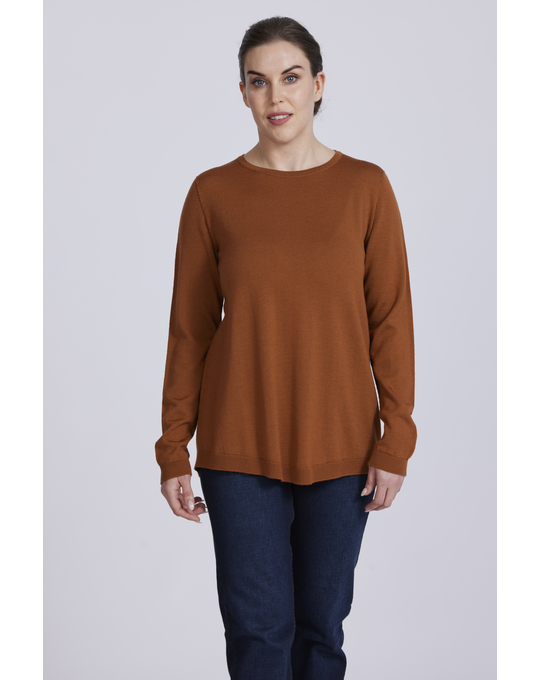 VISAGE MERINO A LINE CREW