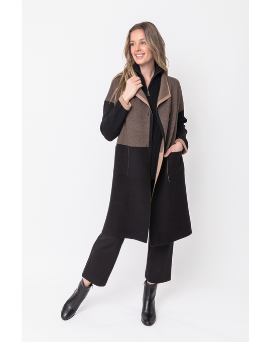 JUMP HERRINGBONE CARDIGAN Coats Status Clothing JUMP W 23