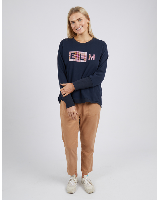 ELM CHECK CREW Sale Status Clothing ELM W 23