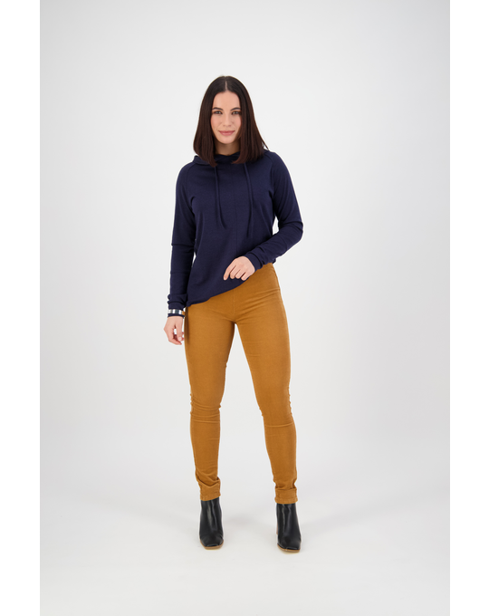 VASSALLI SKINNY LEG PULL ON CORD PANT