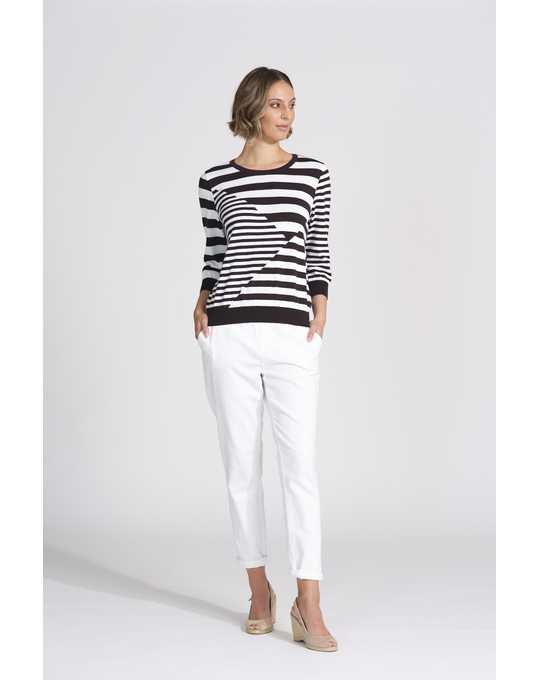 OPTIMUM RANDOM STRIPE TOP