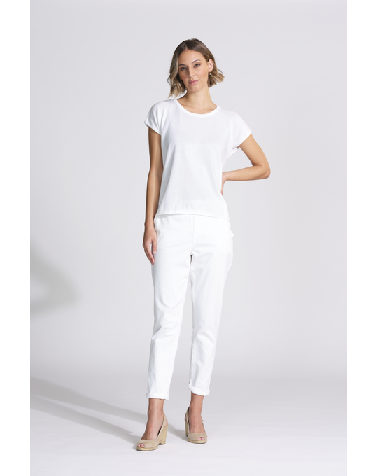 OPTIMUM PLAIN CAP SLEEVE TOP