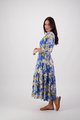 VASSALLI LONG DRESS WITH ELBOW LENGTH SLEEVE