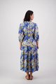 VASSALLI LONG DRESS WITH ELBOW LENGTH SLEEVE