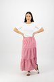 VASSALLI LONG TIERED SKIRT