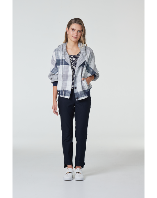 OBI AMALFI CHECK BOMBER