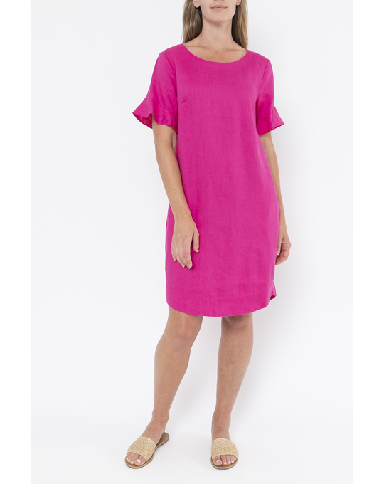 JUMP FLUTTER SLEEVE DRESS